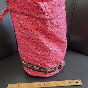 Vera Bradley Retired Pink Pansy Ditty Bag